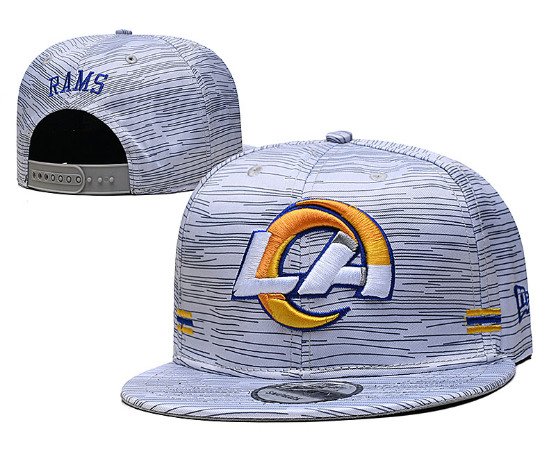 2021 NFL Los Angeles Rams Hat TX604->->Sports Caps